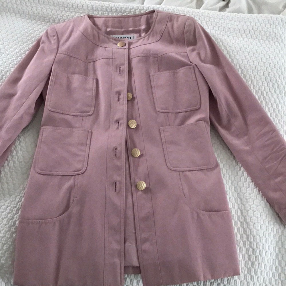 Chanel size 36 size 2 twill jacket